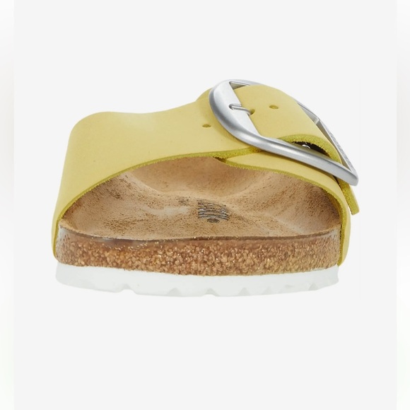 NWT Birkenstock Madrid Ochre Yellow Big Buckle Sandal size 6 - Picture 3 of 12